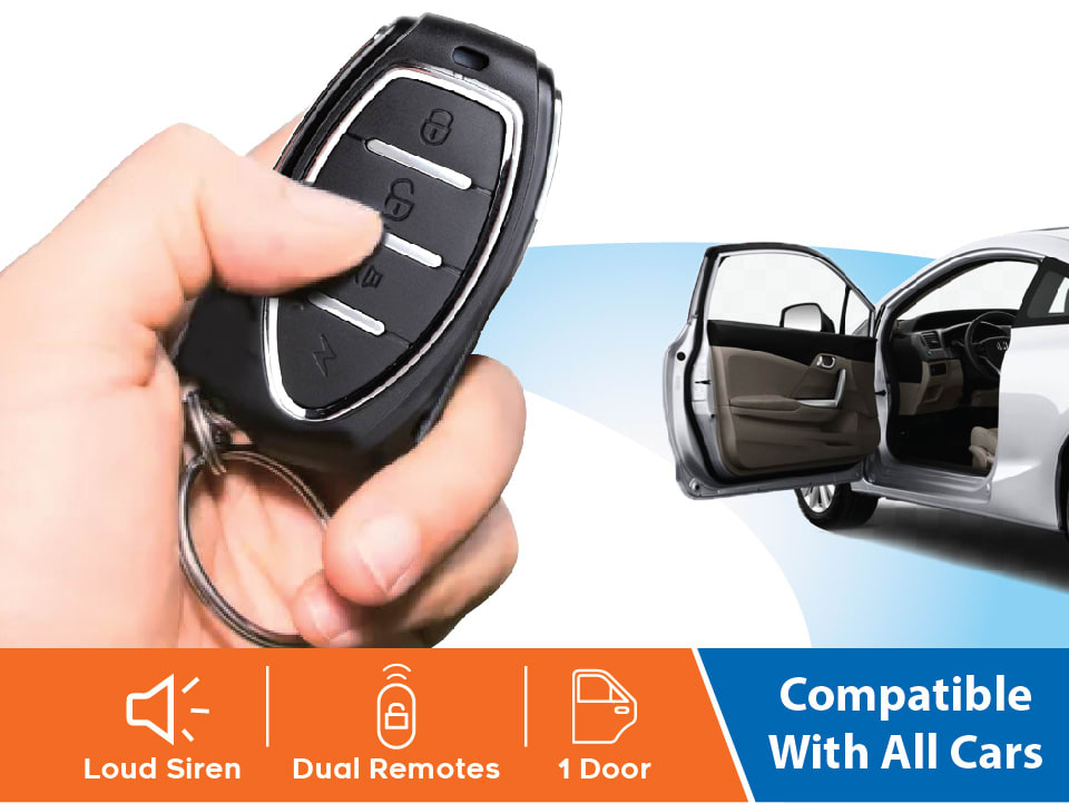 myTVS 1 Door Car Central Locking System for any Car at lowest Price